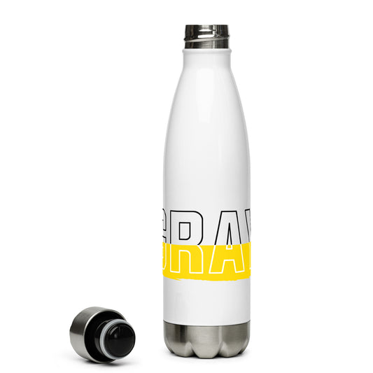 GRAY - Stainless steel water bottle