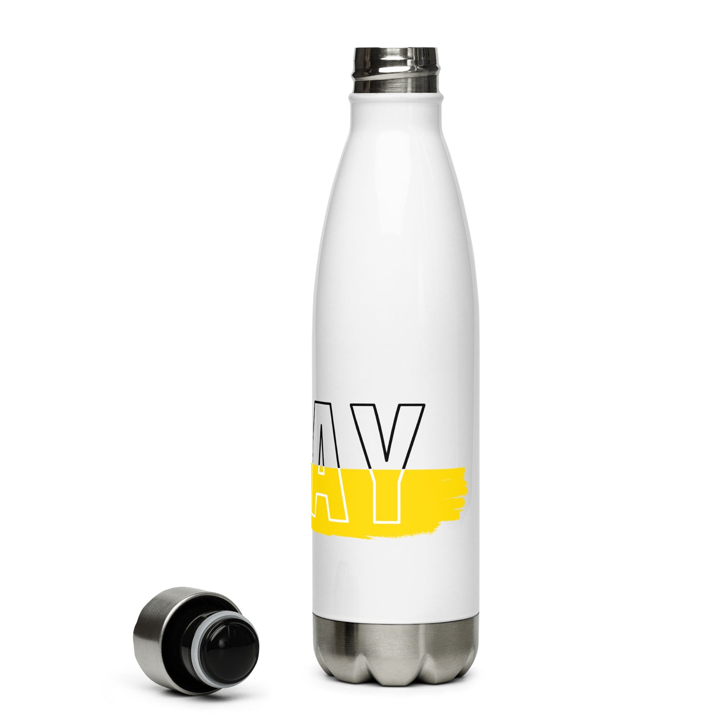 GRAY - Stainless steel water bottle