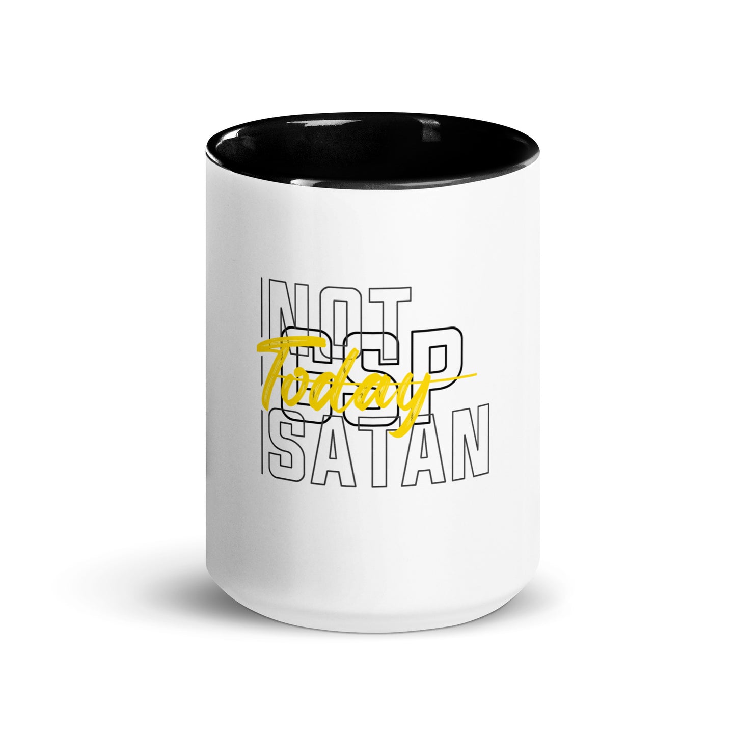 Not Today Satan - Coloured Mug