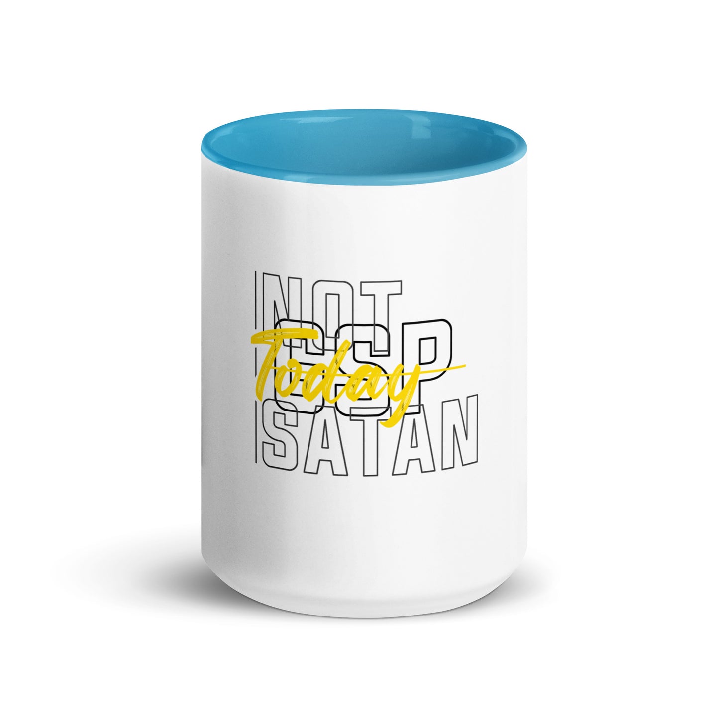 Not Today Satan - Coloured Mug