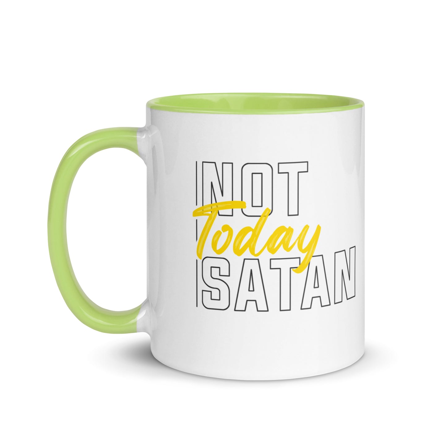 Not Today Satan - Coloured Mug