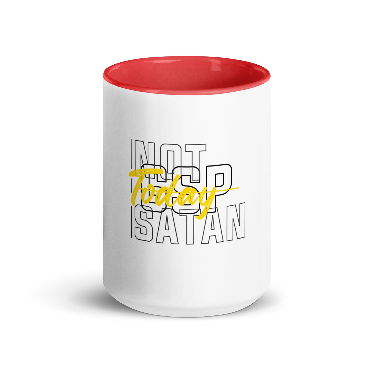 Not Today Satan - Coloured Mug